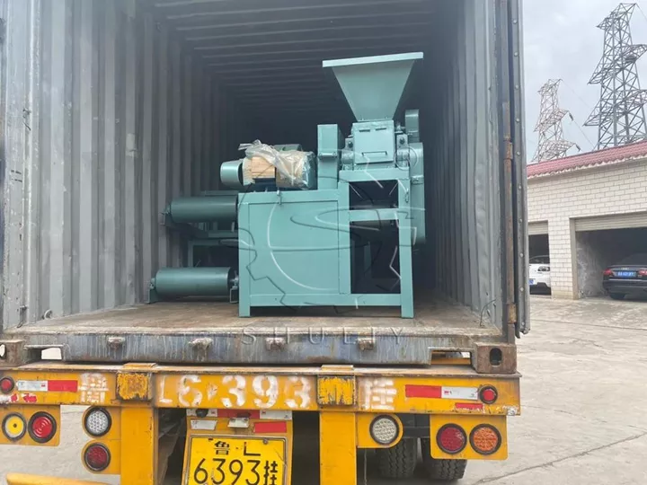 charcoal ball press machine shipping site