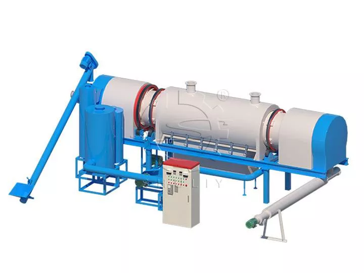 Continuous carbonization furnace for rice husk charcoal making