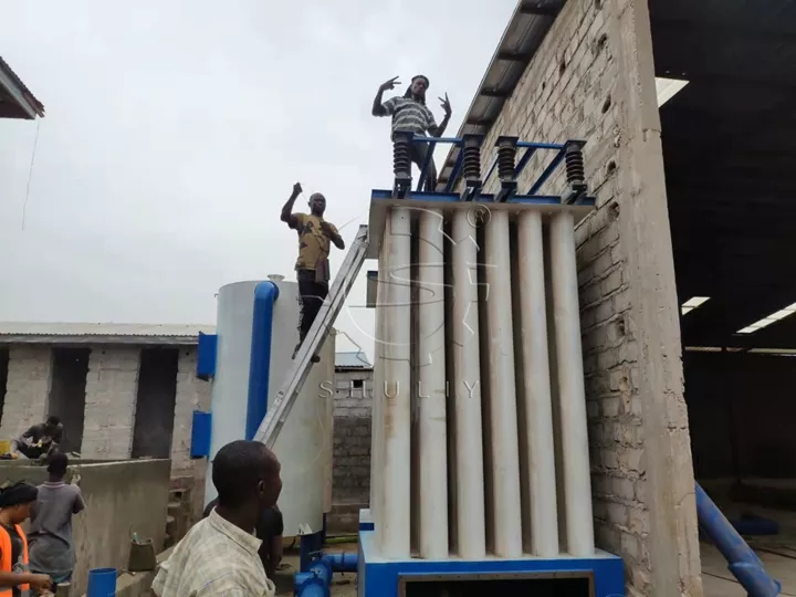 Installation site in Guinea