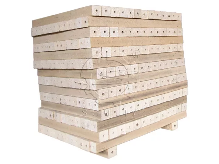 pallet block machine finished products