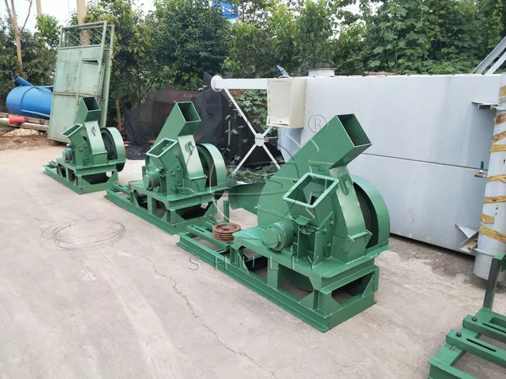 wood chippers in factory